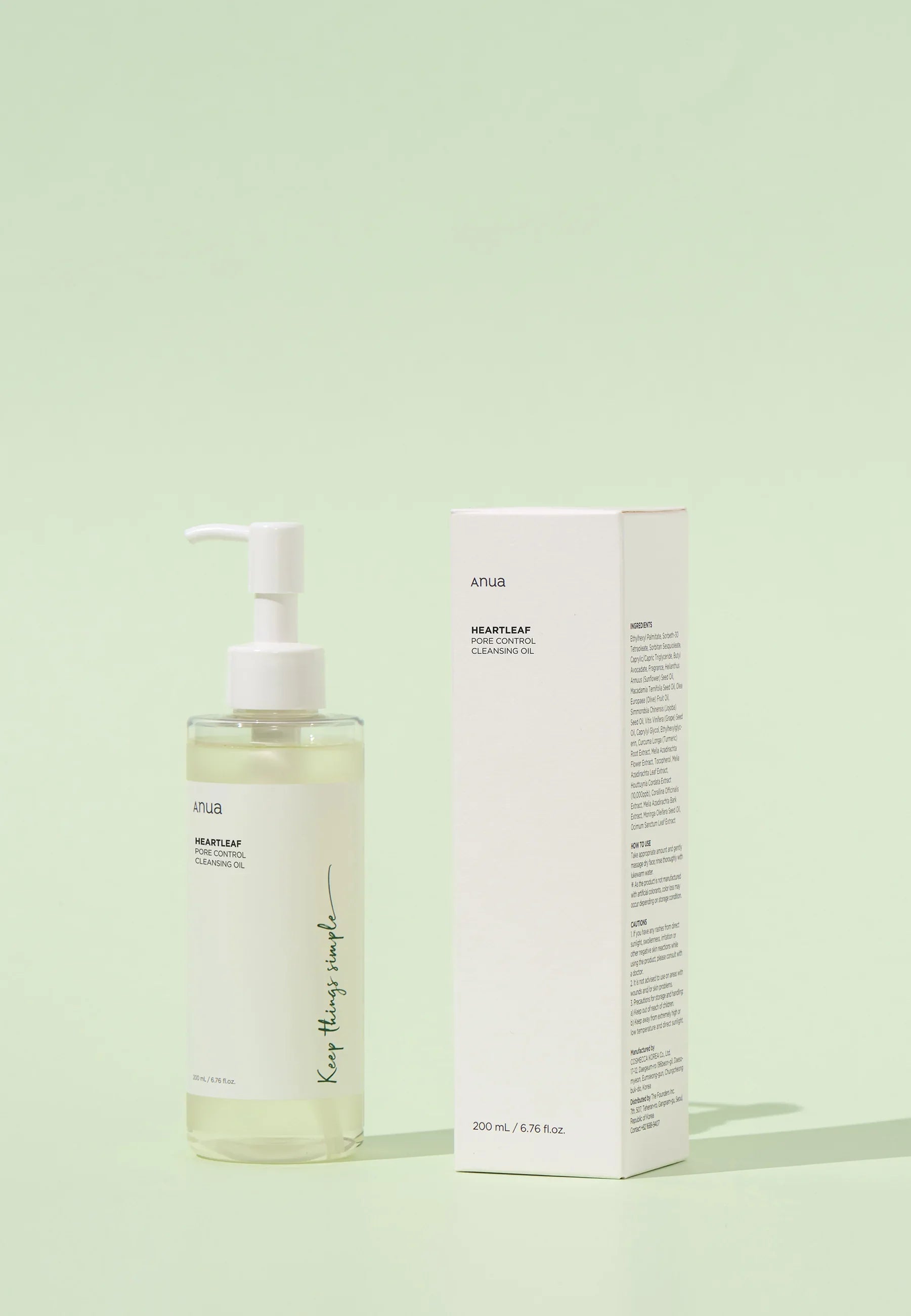 Huile Nettoyante Contrôle Pores Anua Heartleaf