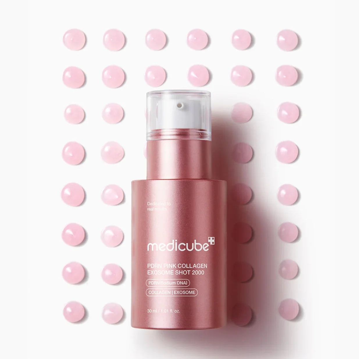 medicube Injection Exosome Collagène Rose PDRN 2000