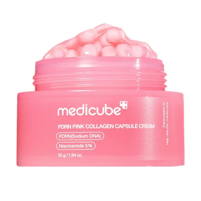medicube Crème Capsule Collagène Rose PDRN